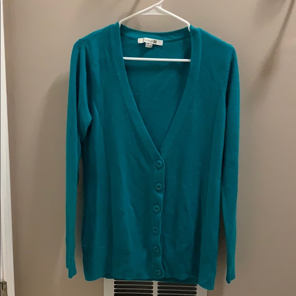 Turquoise Cardigan